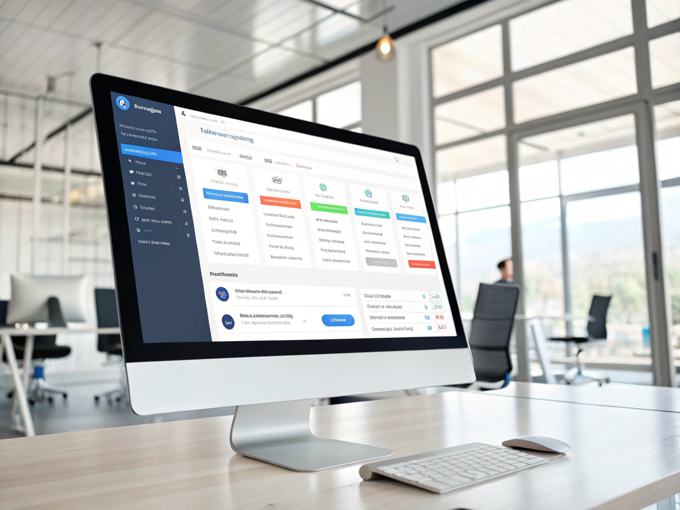Supplier portal dashboard showing logistics and inventory data